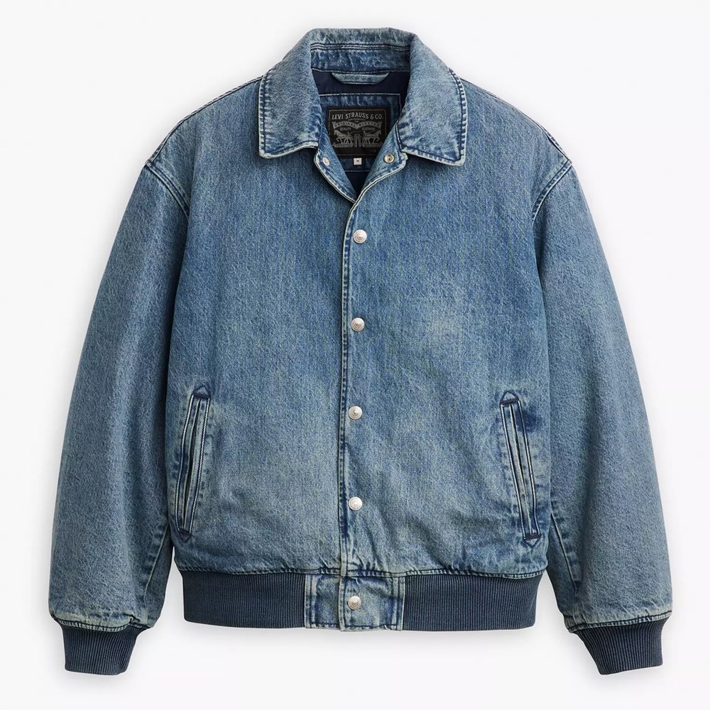 Levi’s Blue Denim Bomber Jacket